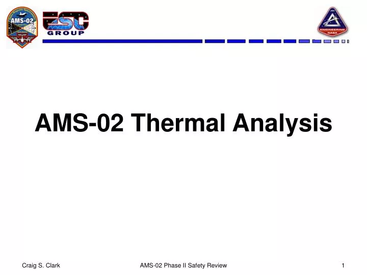 ams 02 thermal analysis
