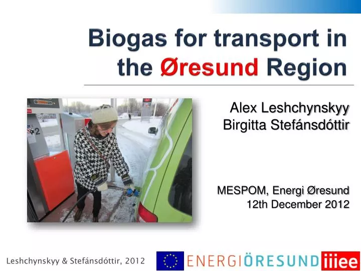 biogas for transport in the resund region