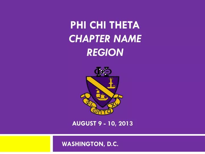 phi chi theta chapter name region