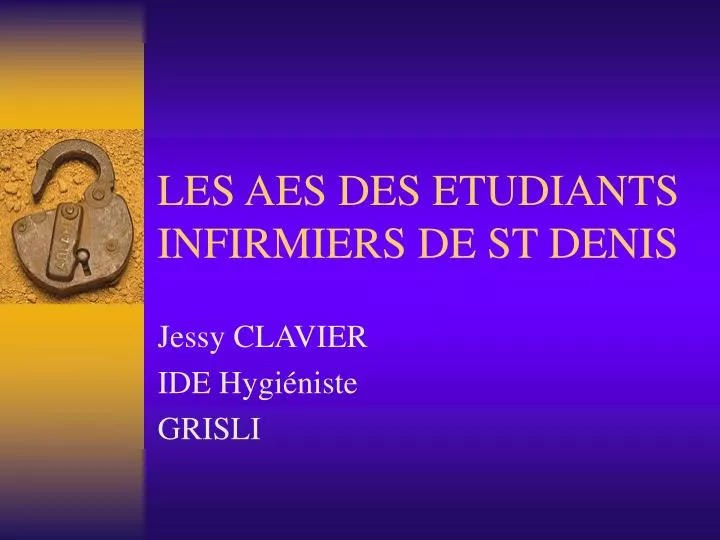 les aes des etudiants infirmiers de st denis