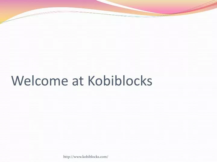 welcome at kobiblocks