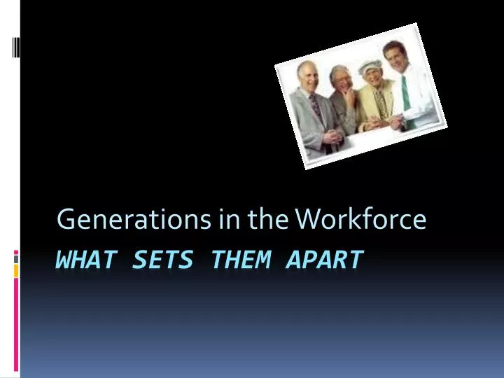 generations in the workforce