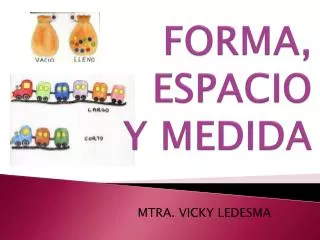 forma espacio y medida