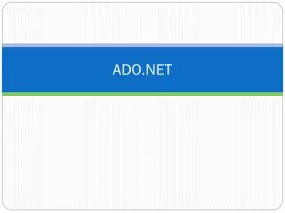 ADO.NET