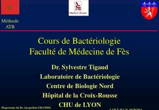 cours de bact riologie facult de m decine de f s
