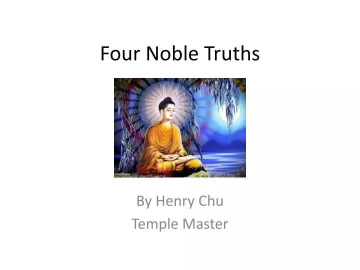 four noble truths