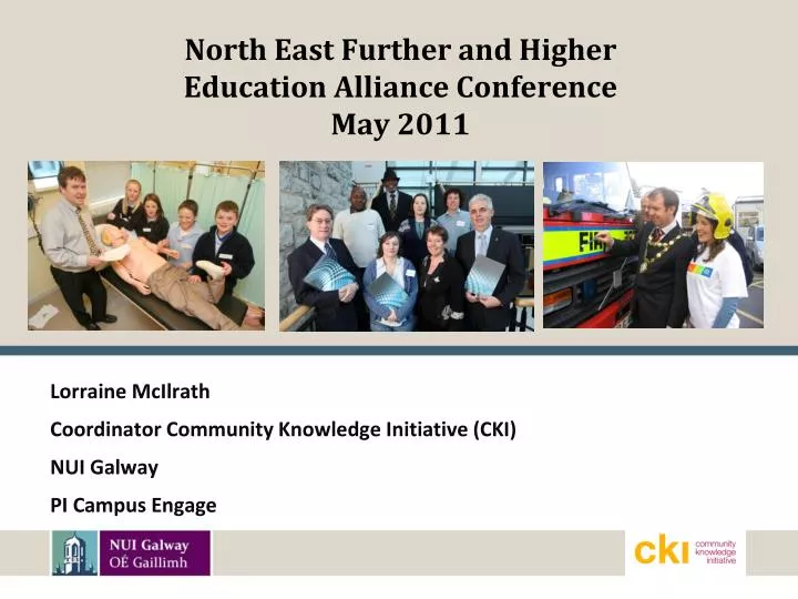north east further and higher education alliance conference may 2011