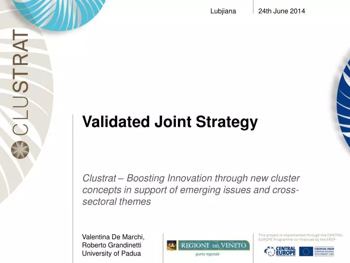 validated joint strategy