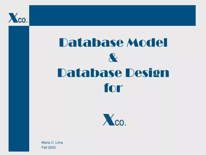 database model database design for