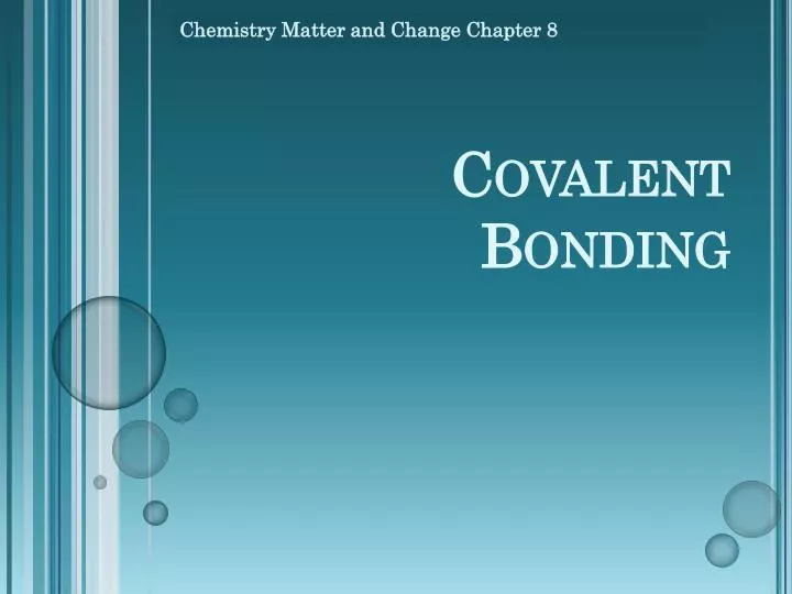chemistry matter and change chapter 8