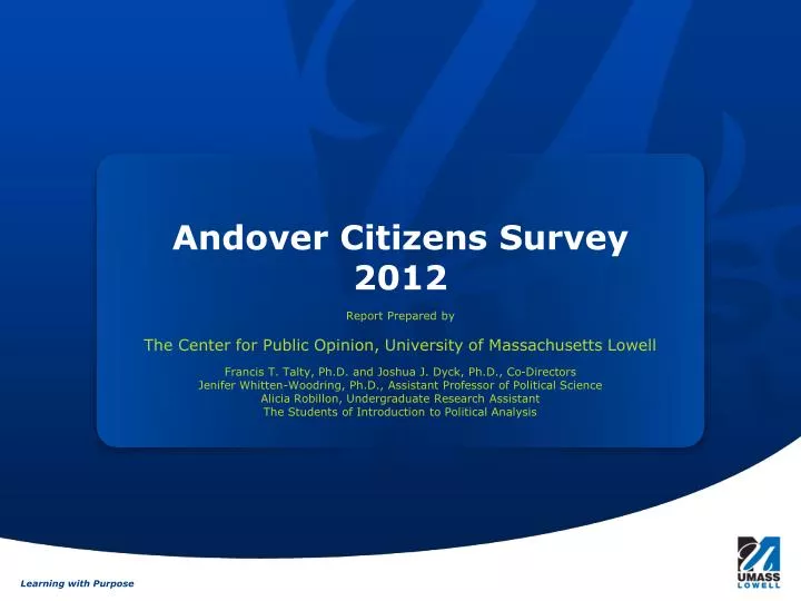 andover citizens survey 2012