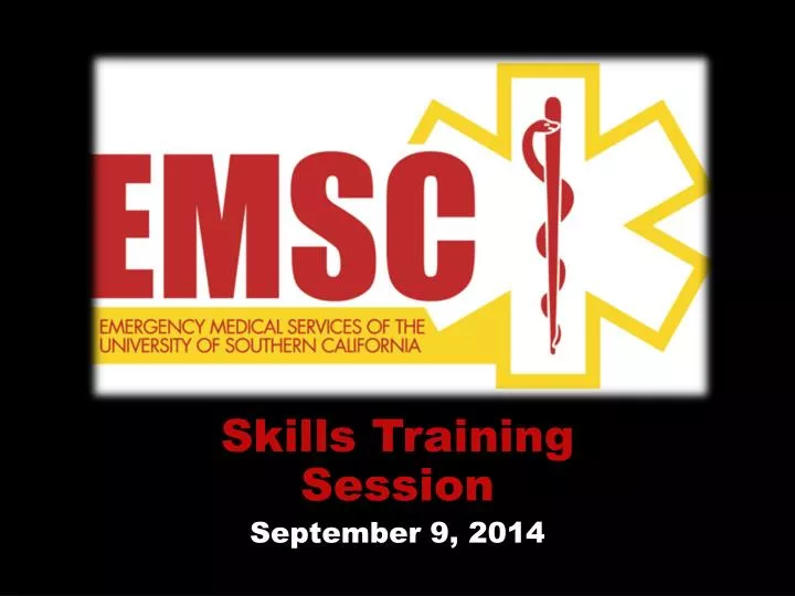 skills training session september 9 2014