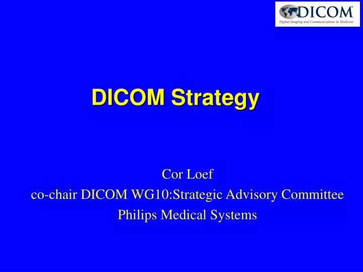 dicom strategy