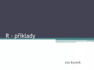 r p klady
