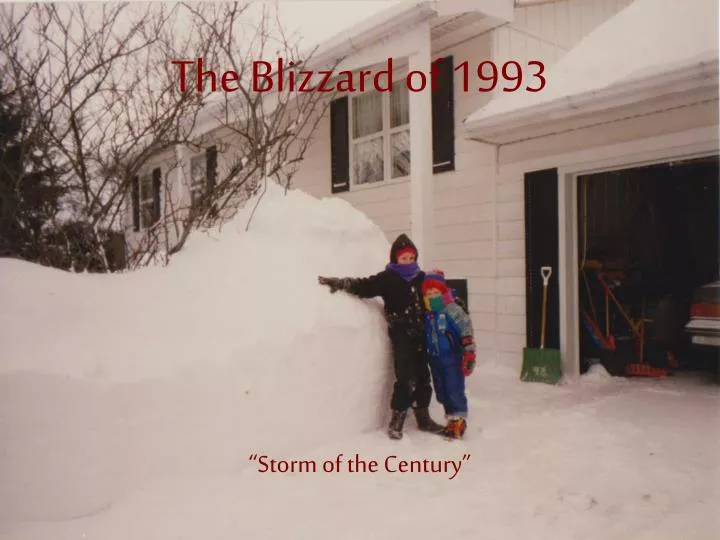the blizzard of 1993