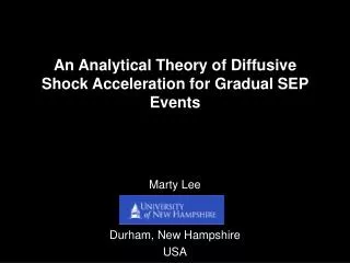 An Analytical Theory of Diffusive Shock Acceleration for Gradual SEP Events