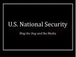 U.S. National Security - slide 1