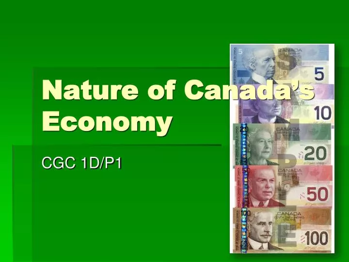 nature of canada s economy