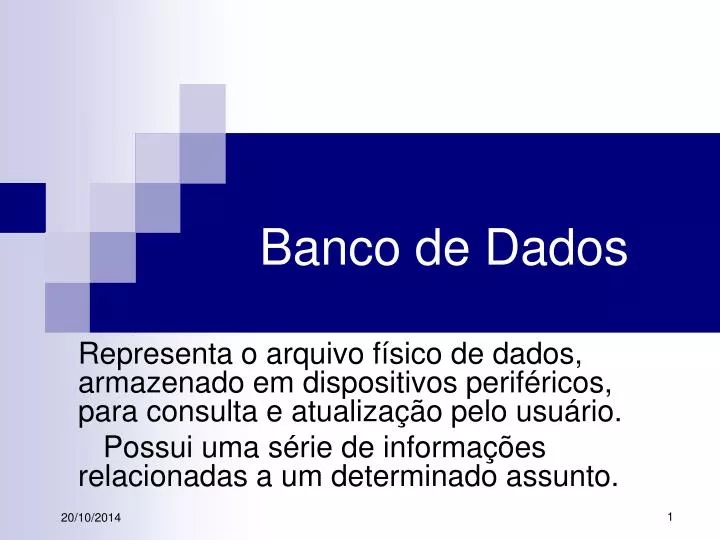 banco de dados