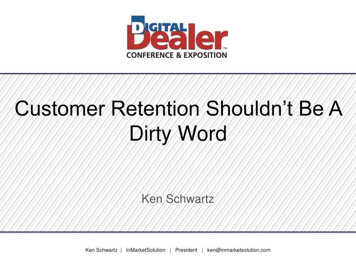 customer retention shouldn t be a dirty word