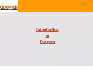 Introduction to Doxygen
