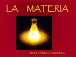 LA MATERIA - slide 1