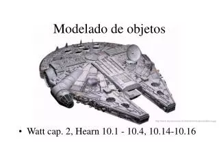 modelado de objetos