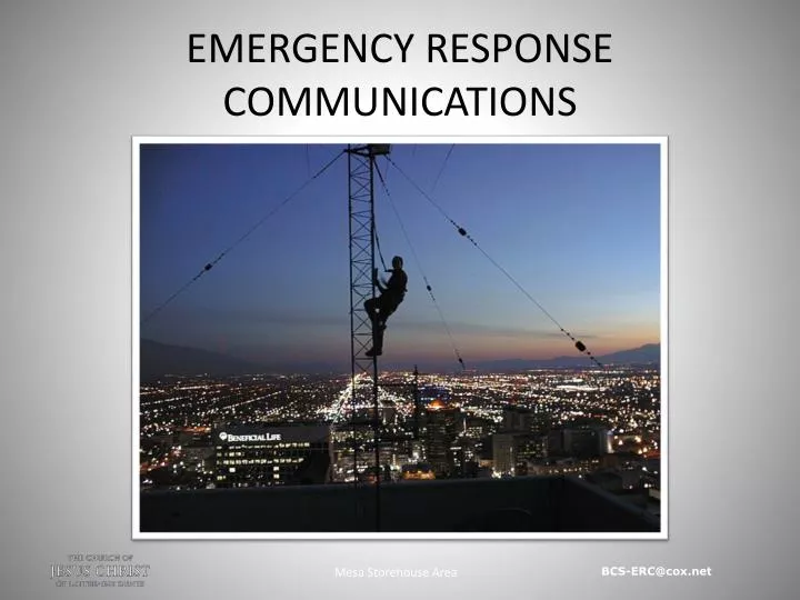 emergency response communications