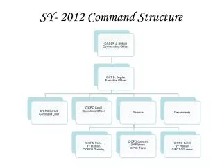 SY- 2012 Command Structure