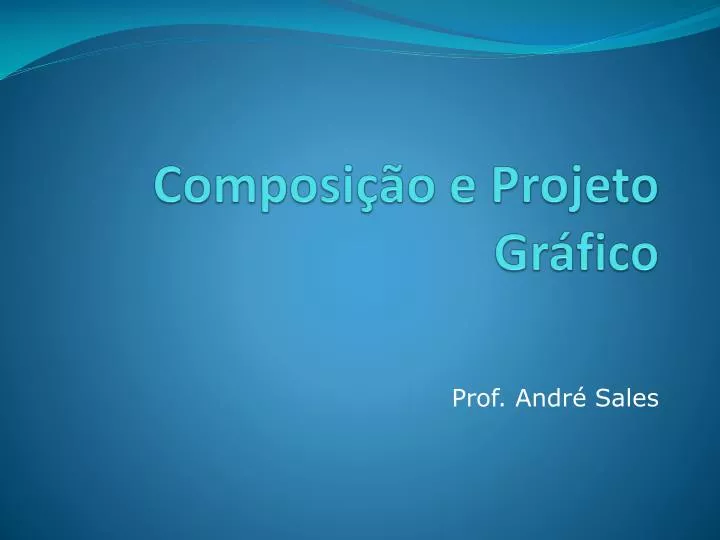 composi o e projeto gr fico