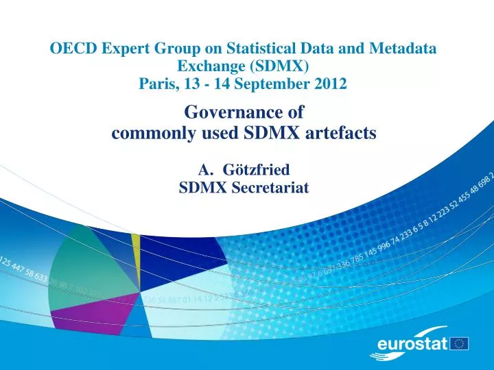 oecd expert group on statistical data and metadata exchange sdmx paris 13 14 september 2012