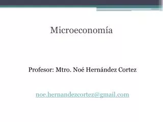 microeconom a