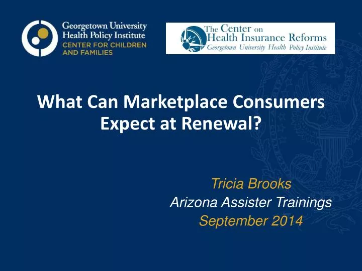 what can marketplace consumers expect at renewal