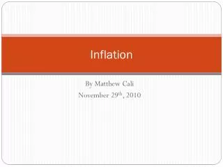 Inflation