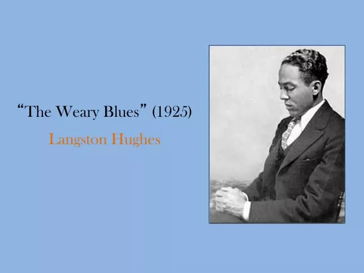 the weary blues 1925