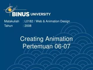 creating animation pertemuan 06 07