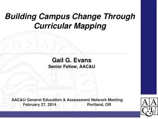 Gail G. Evans Senior Fellow, AAC&amp;U