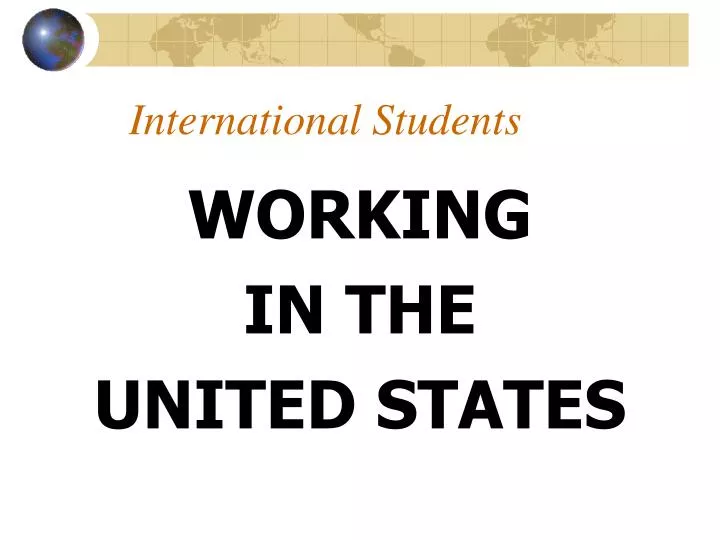 international students