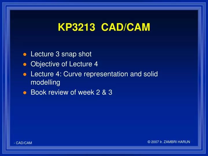 kp3213 cad cam