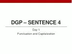 DGP – Sentence 4 - slide 1