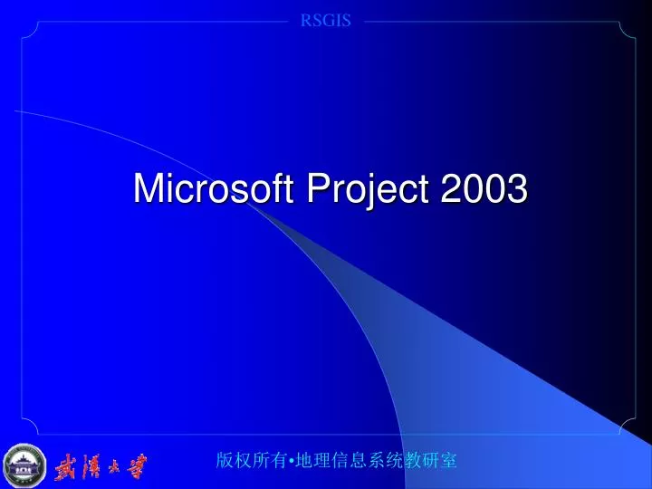 microsoft project 200 3