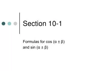 Section 10-1