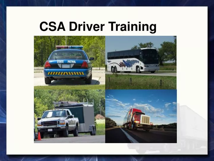 csa driver training