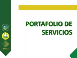 portafolio de servicios