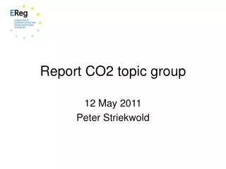 Report CO2 topic group