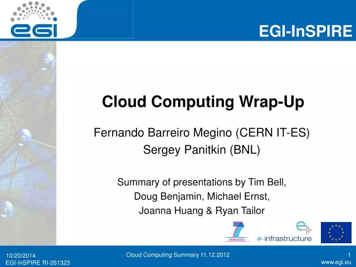 cloud computing wrap up