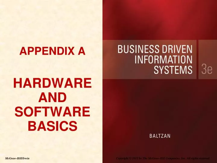 appendix a hardware and software basics