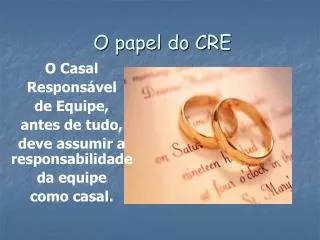 o papel do cre