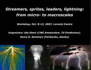 Streamers, sprites, leaders, lightning: from micro- to macroscales
