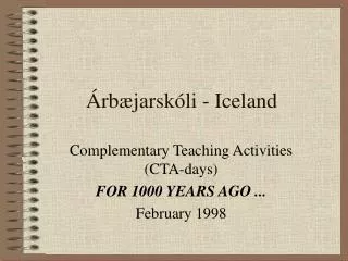 rb jarsk li iceland
